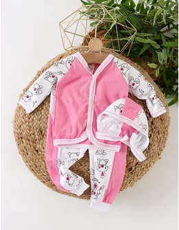 Set greieras bebelusi Simplu-Cute Bunny roz