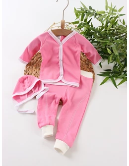 Set greieras bebelusi Simplu, roz