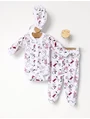 Set greieras bebelusi Snoopy alb-ciclam picture - 1