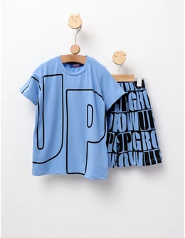 Set Grow Up, model cu albastru