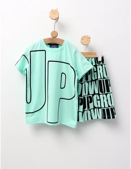 Set Grow Up, model cu verde