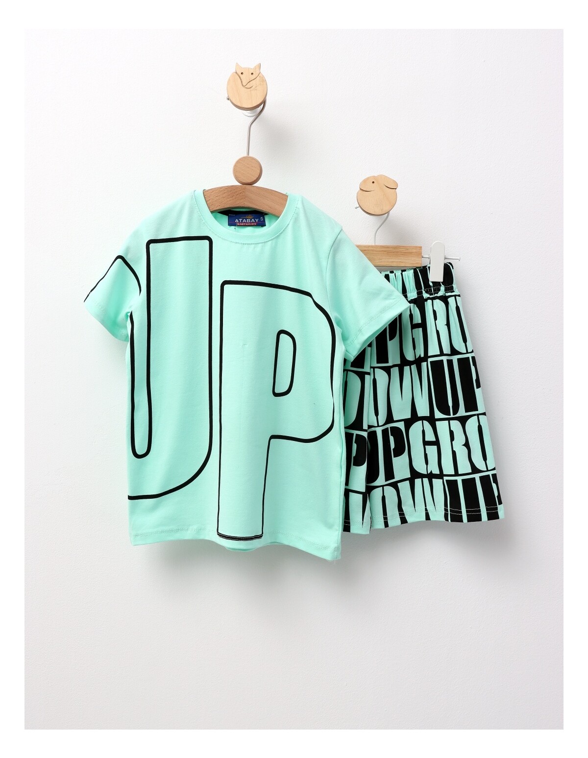 Set Grow Up, model cu verde