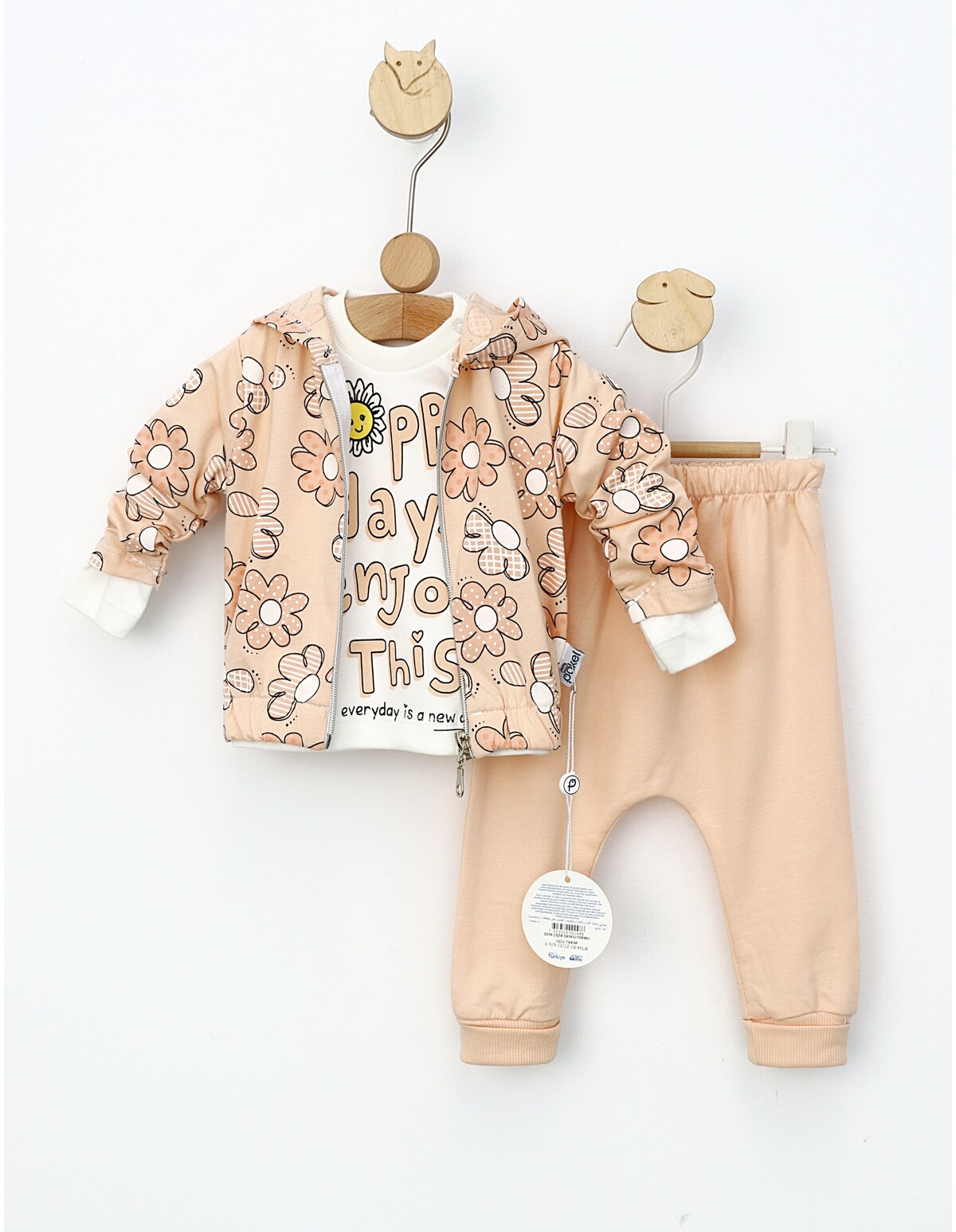 Set happy day floricele coral