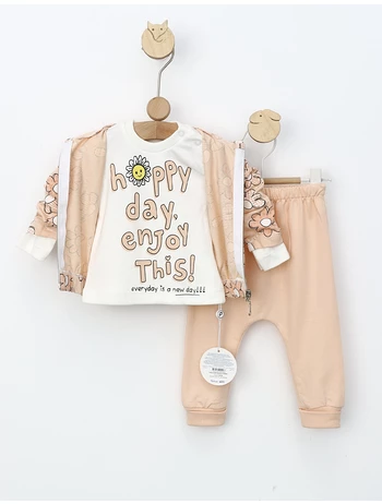Set happy day floricele coral picture - 3