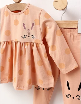 Set iepuras 2 piese Irina corai