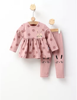 Set iepuras 2 piese Irina roz prafuit