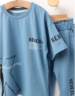 Set KEREXLIU baietei albastru