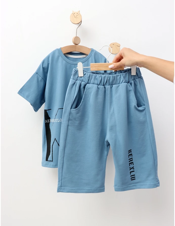 Set KEREXLIU baietei albastru picture - 3