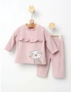 Set kity 2 piese catifelat mov picture - 1
