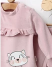 Set kity 2 piese catifelat mov picture - 3