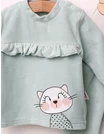 Set kity 2 piese catifelat verde picture - 2
