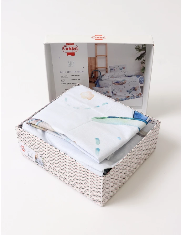 Set lenjerie patut 3 piese, Avion picture - 2