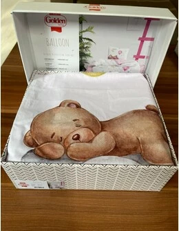Set lenjerie patut 3 piese, Sleepy Bear