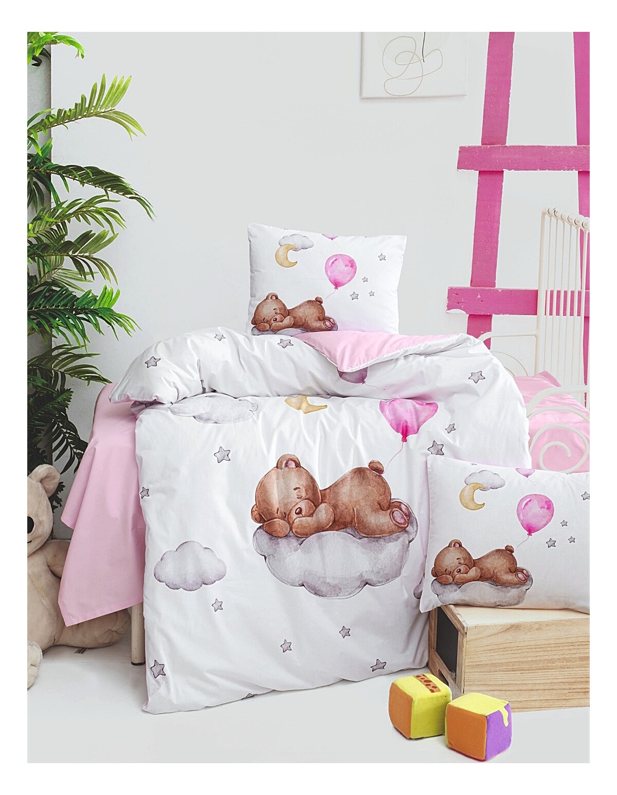 Set lenjerie patut 3 piese, Sleepy Bear