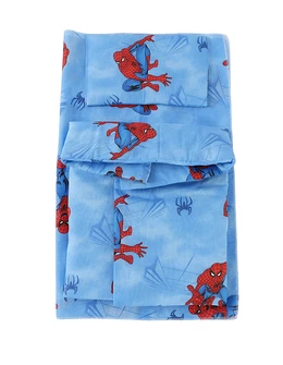 Set lenjerie patut 3 piese Spiderman albastru