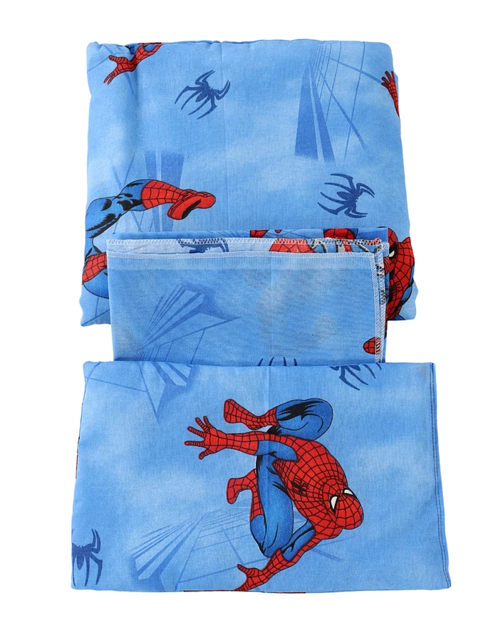 Set lenjerie patut 3 piese Spiderman albastru picture - 3