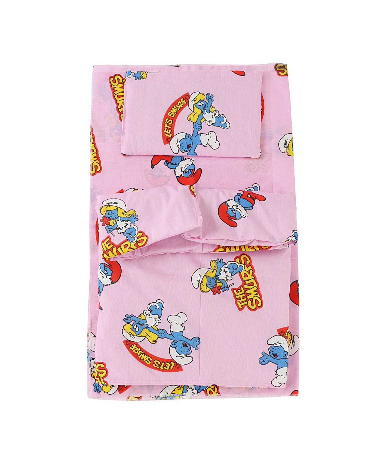 Set lenjerie patut 3 piese Strufi roz