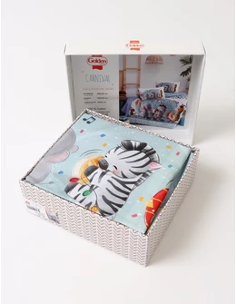 Set lenjerie patut 3 piese, Zebra