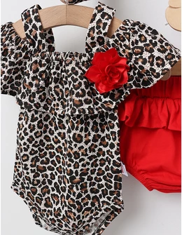 Set leopard 2 piese Kalli