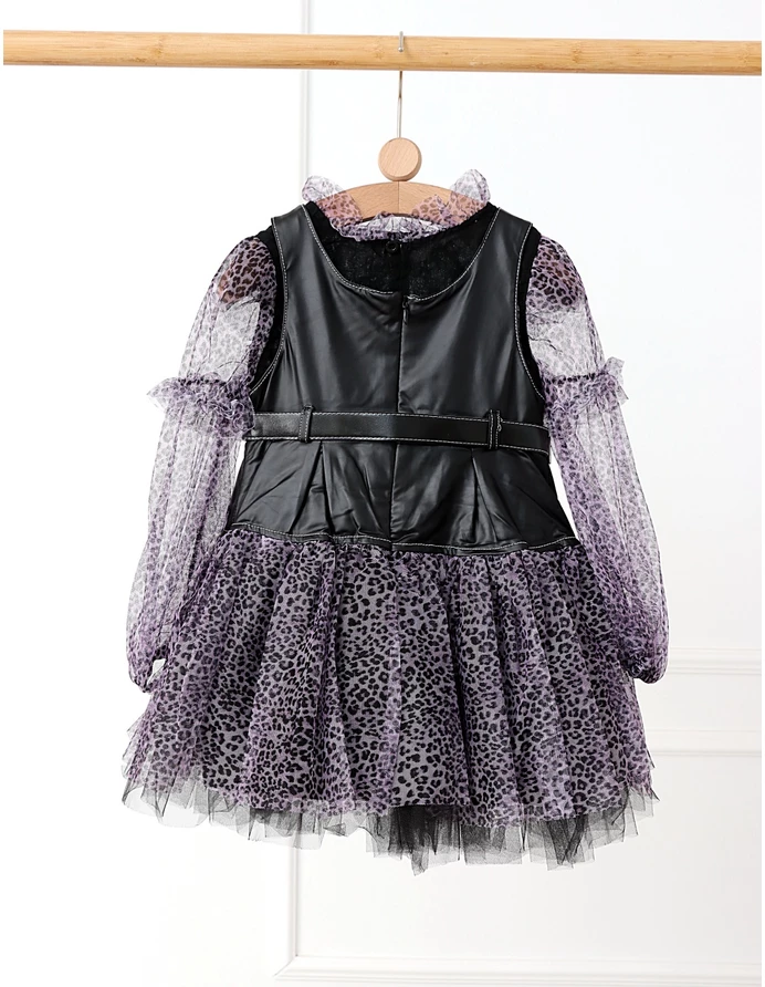 Set Margarita rochita si bluzita cu mov picture - 5