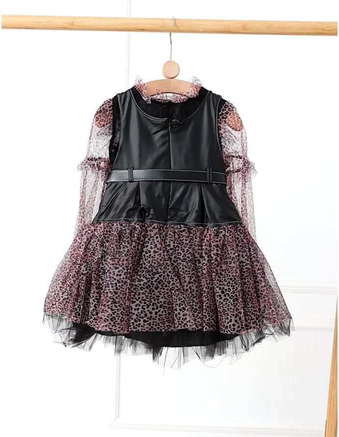 Set Margarita rochita si bluzita cu roz picture - 4