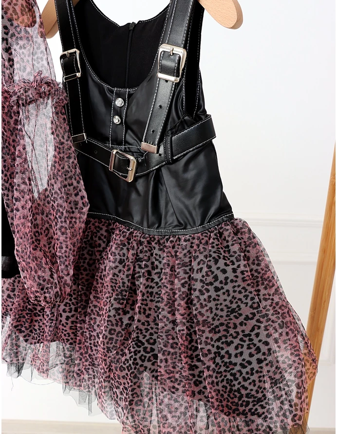 Set Margarita rochita si bluzita cu roz picture - 7