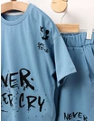 Set NEVER EVER CRY albastru picture - 2