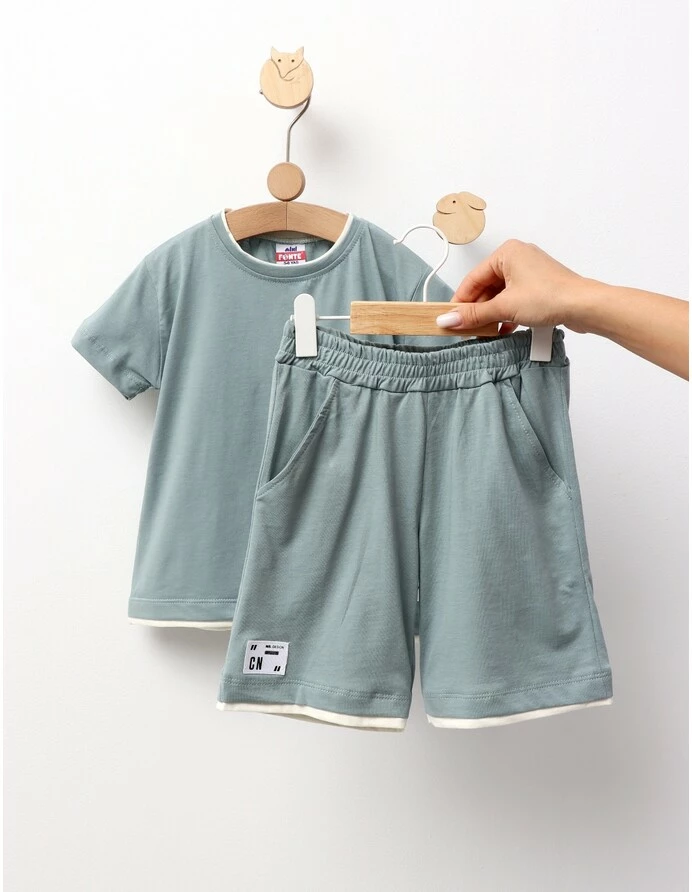 Set NEWSTYLE baietei verde picture - 3