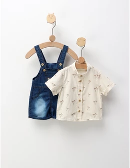 Set premium de blug Camel albastru