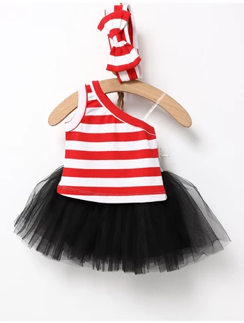 Set premium vara For Girls negru-rosu picture - 2