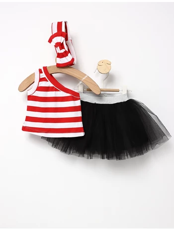 Set premium vara For Girls negru-rosu picture - 3
