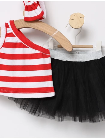 Set premium vara For Girls negru-rosu picture - 4