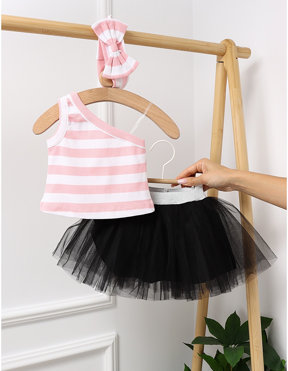 Set premium vara For Girls negru-roz