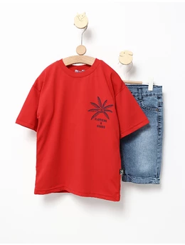 Set premium vara Tropical rosu
