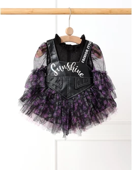 Set SunShine rochita si bluzita cu mov