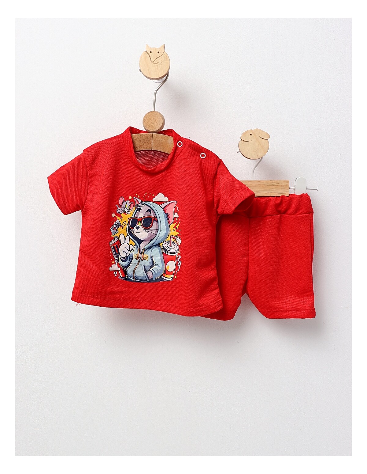 Set Tom 2 piese rosu