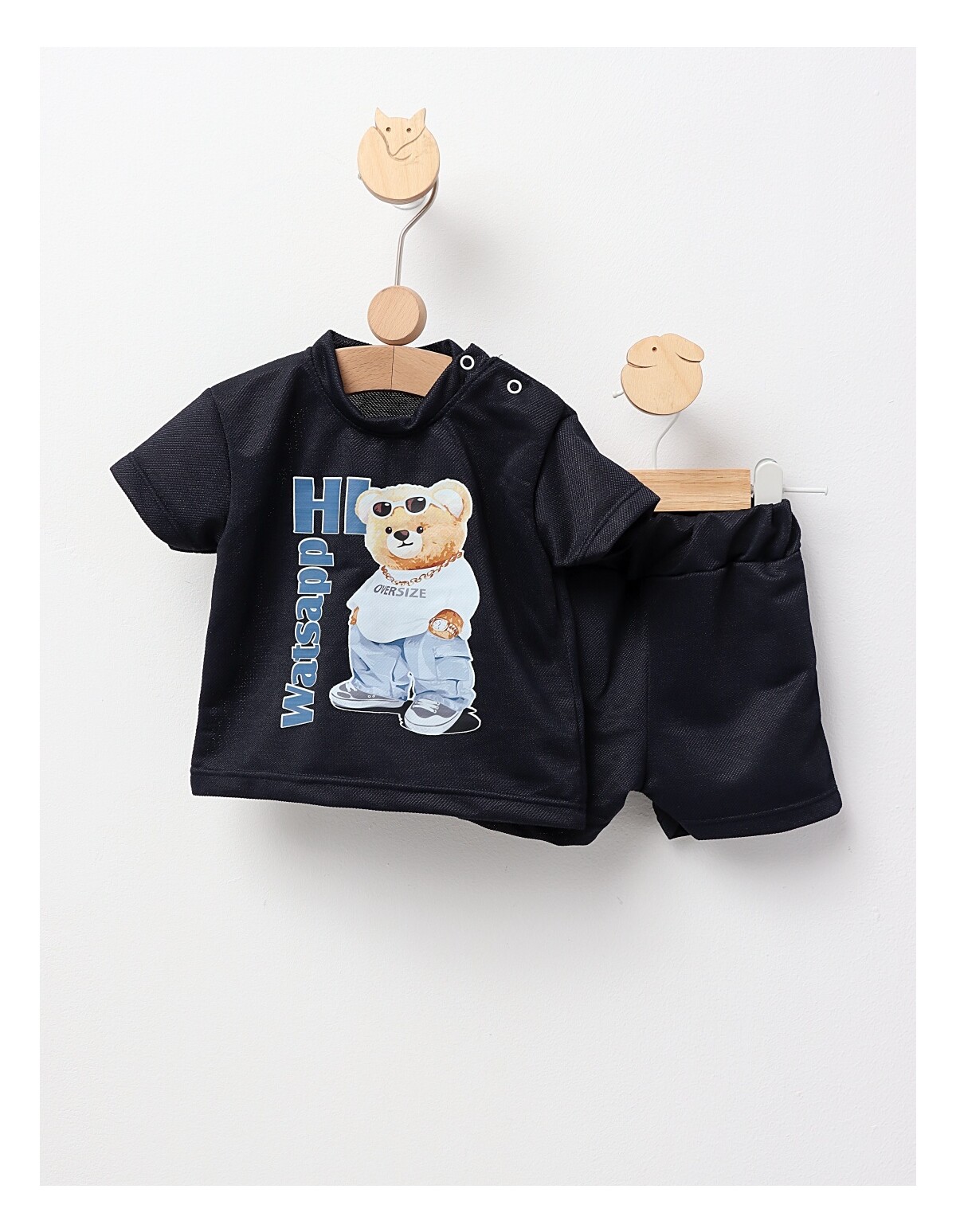 Set ursul fashion 2 piese bleumarin