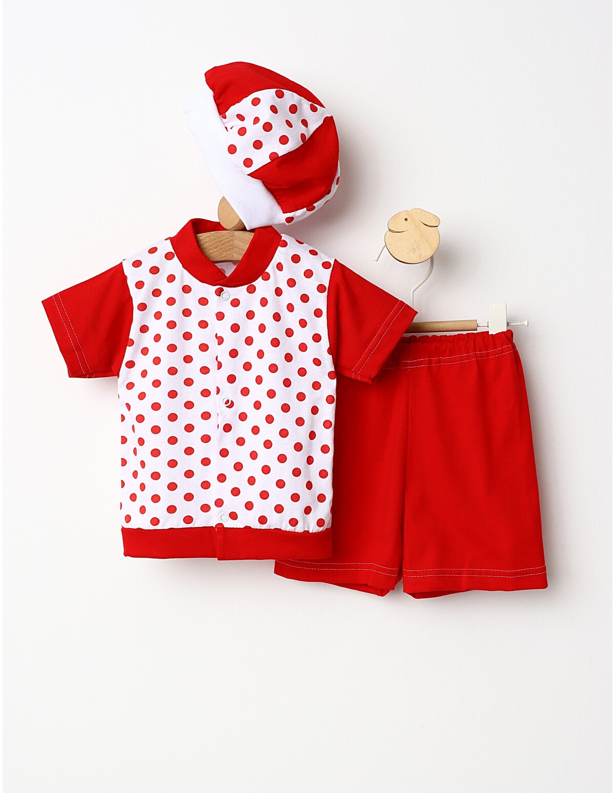 Set vara 3 piese buline MS cu rosu