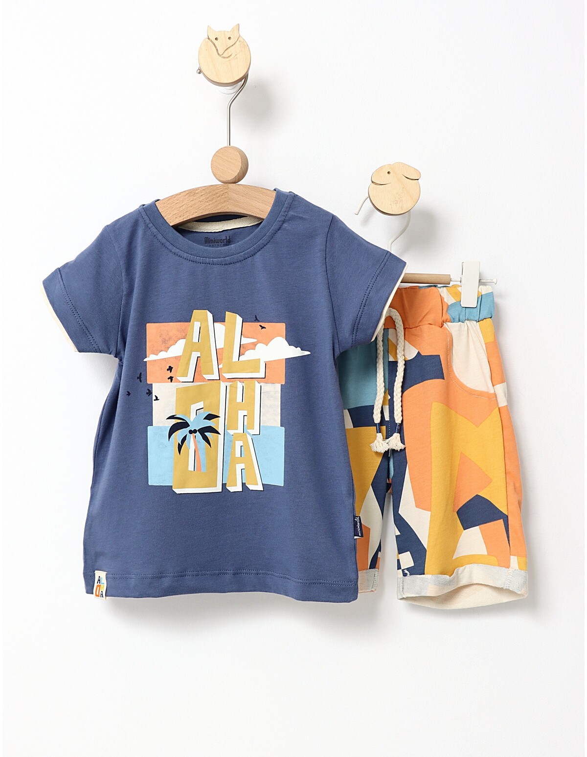 Set vara Aloha model cu bleumarin