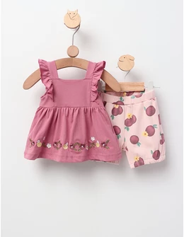 Set vara Ana, model cu roz-prafuit