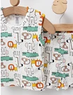 Set vara, Animalute Savana, alb-multicolor picture - 2