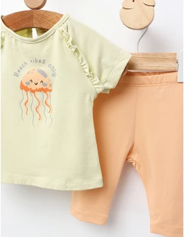Set vara Beach Vibes Only, verde