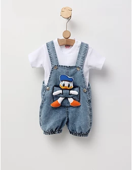 Set vara, bebe Donald Duck, alb-albastru