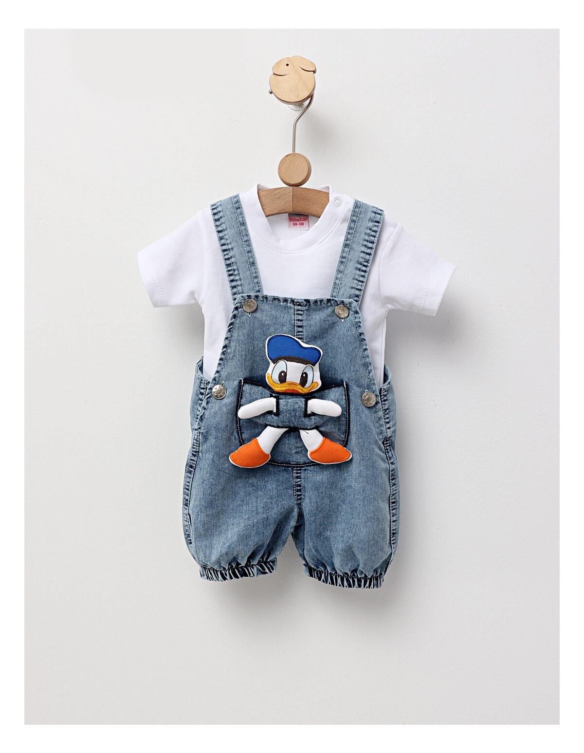 Set vara, bebe Donald Duck, alb-albastru