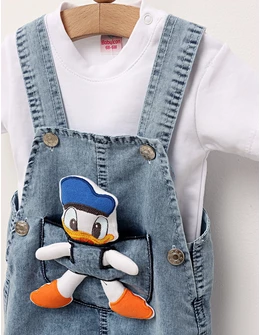 Set vara, bebe Donald Duck, alb-albastru