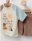 Set vara Born To Be By The Sea, bej-albastru picture - 2