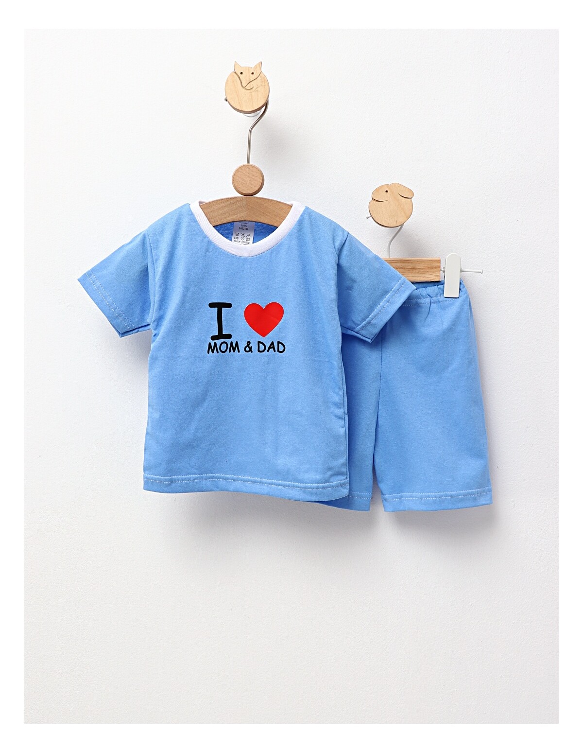 Set vara I Love Mom-Dad model blue