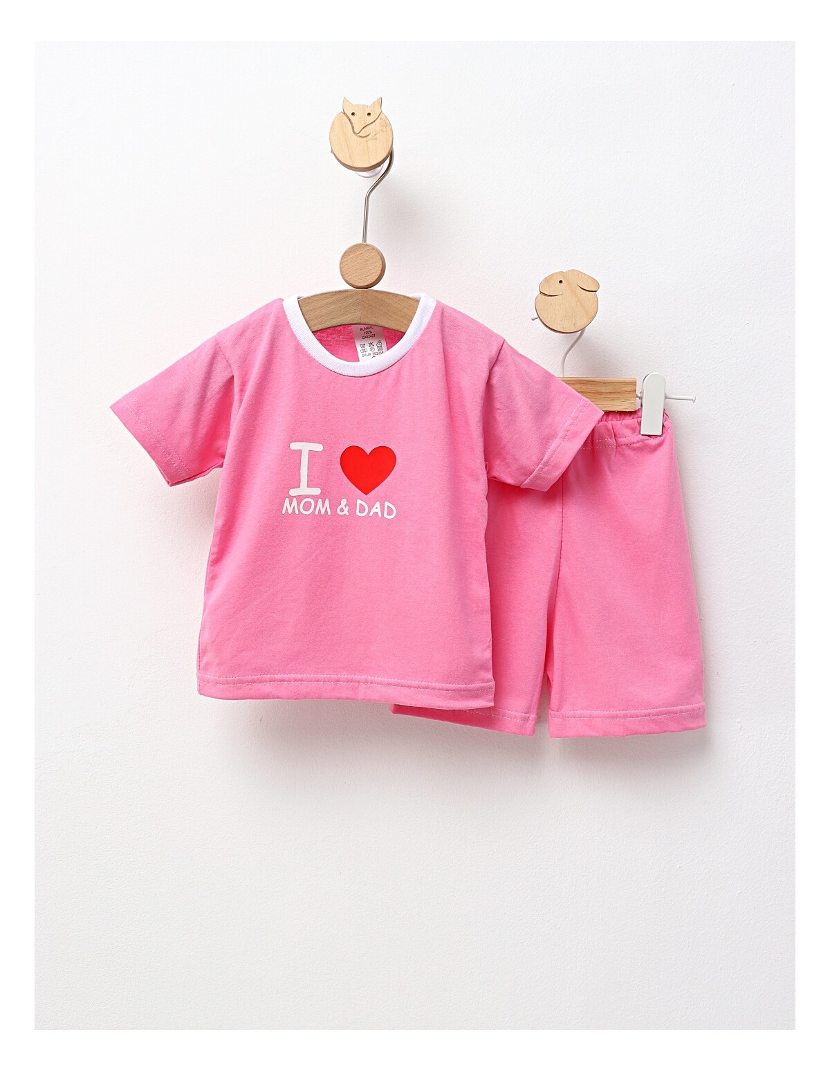 Set vara I Love Mom-Dad model roz
