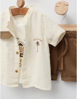 Set vara, In Vacanta, model crem-bej