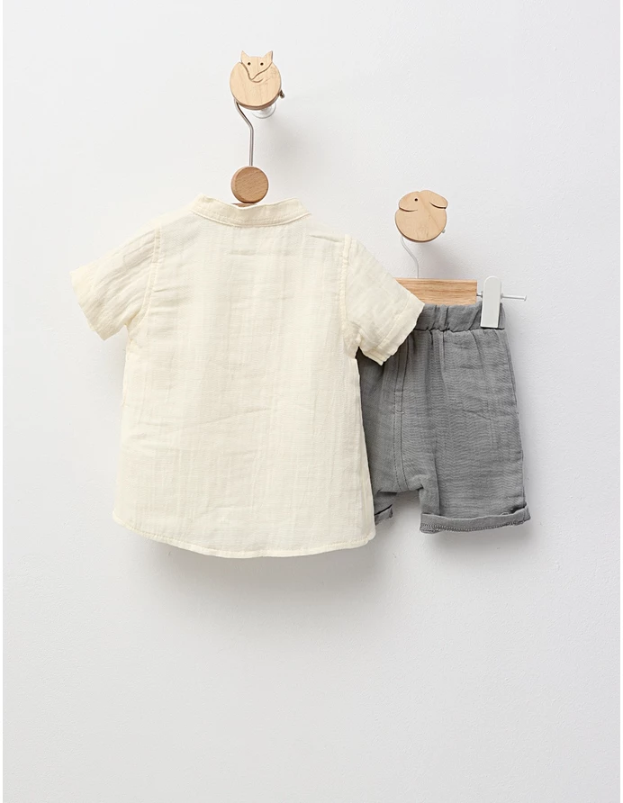 Set vara, In Vacanta, model crem-gri picture - 5